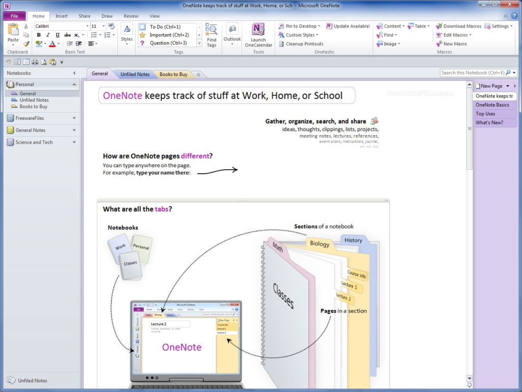 difference onenote evernote